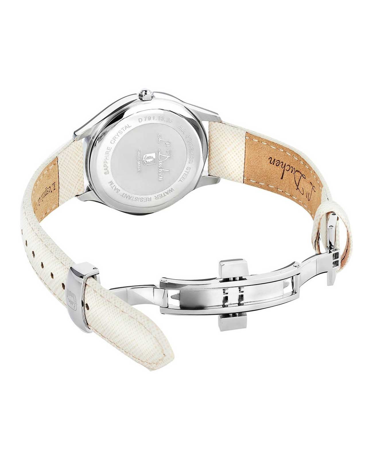 L'Duchen L'Duchen Grace D 791.15.35,  швейцария женские часы на браслете кожаный боковой вид